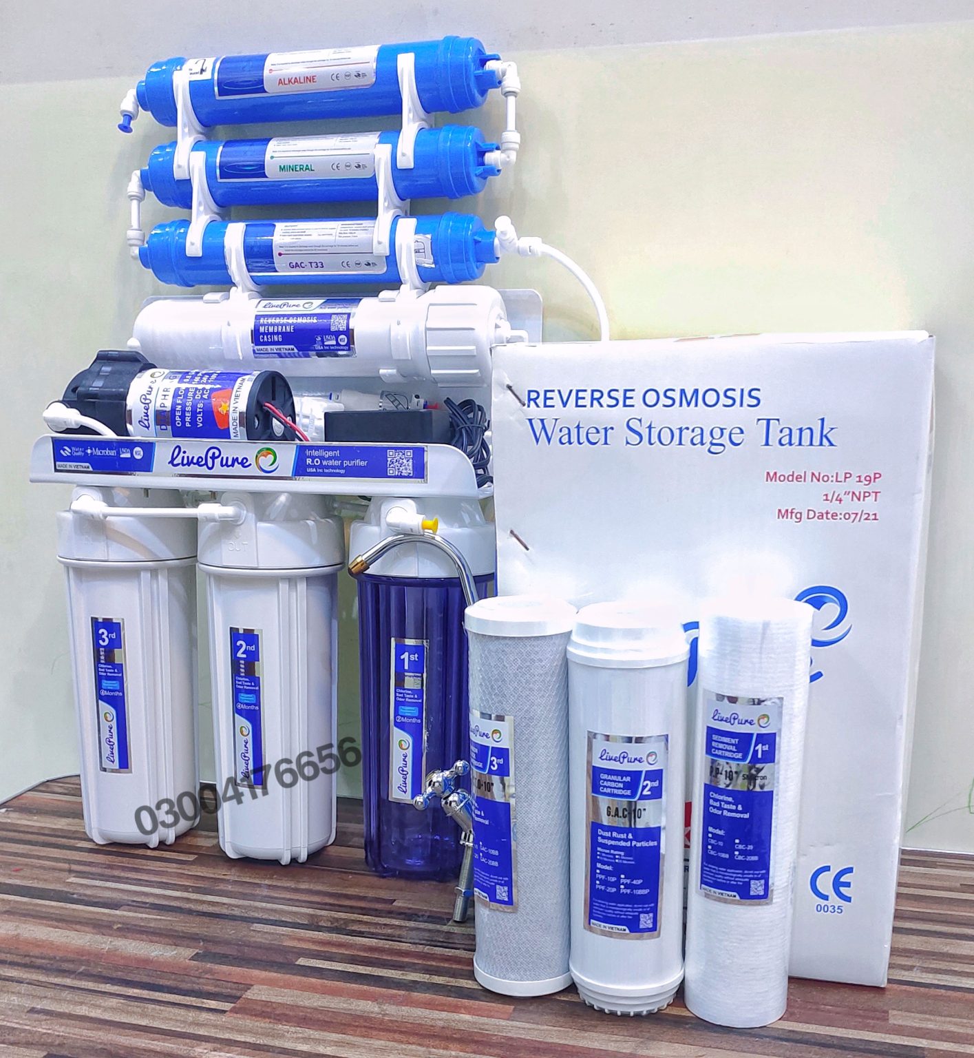 LivePure Reverse Osmosis 9 Stages Ro Plant Home Ro Water