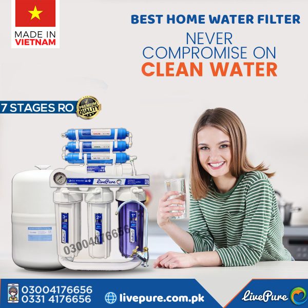 livepure 7 stages ro plant water filter