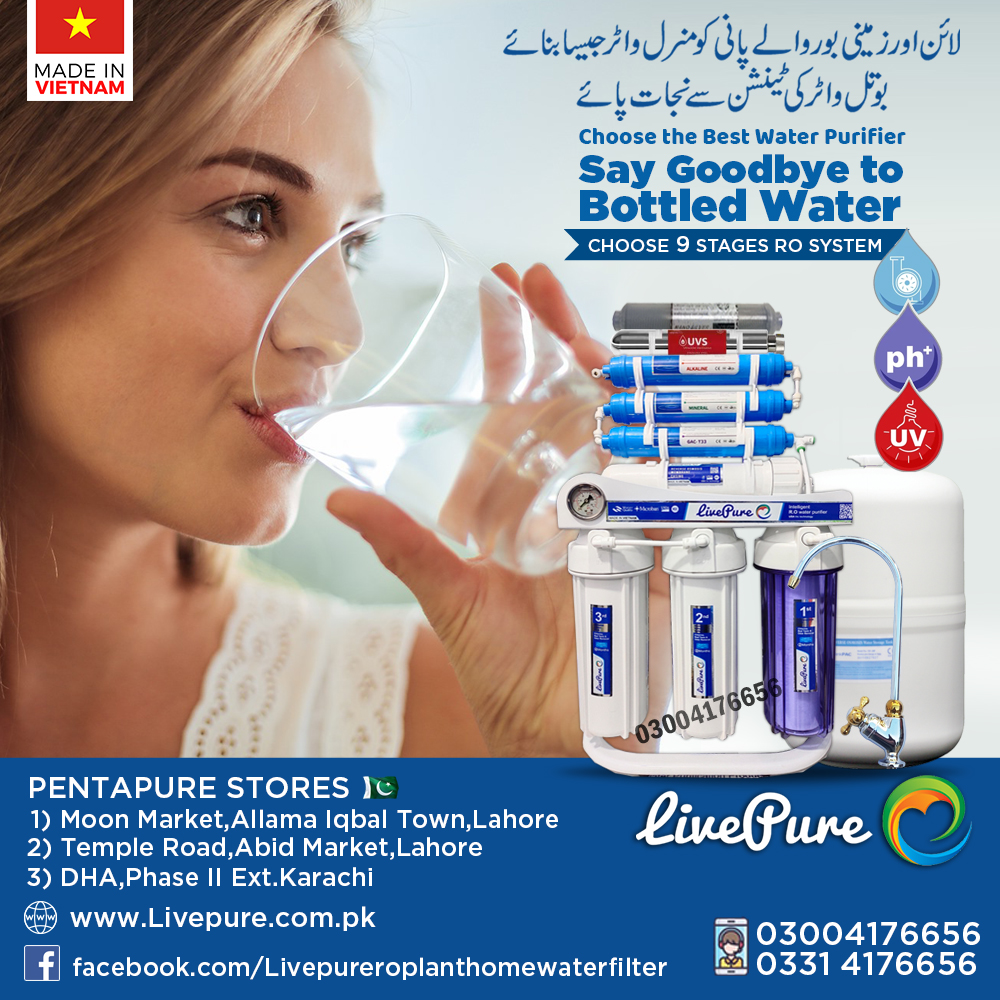 livepure ro water filter ro plant